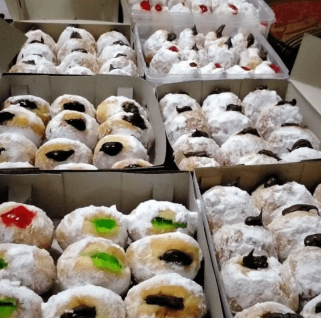 Bombolini donat Italia bertabur gula